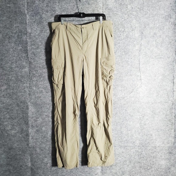 REI Other - REI Cargo Pants Mens XL 32L Khaki Lightweight Hiking Outdoor Adventure Pro Wear